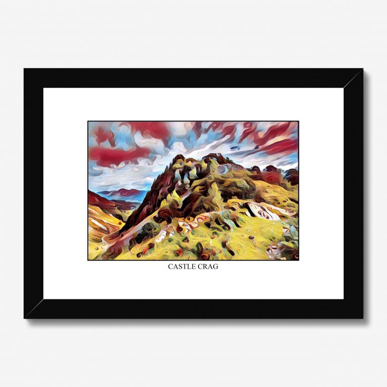 Castle Crag Black Frame